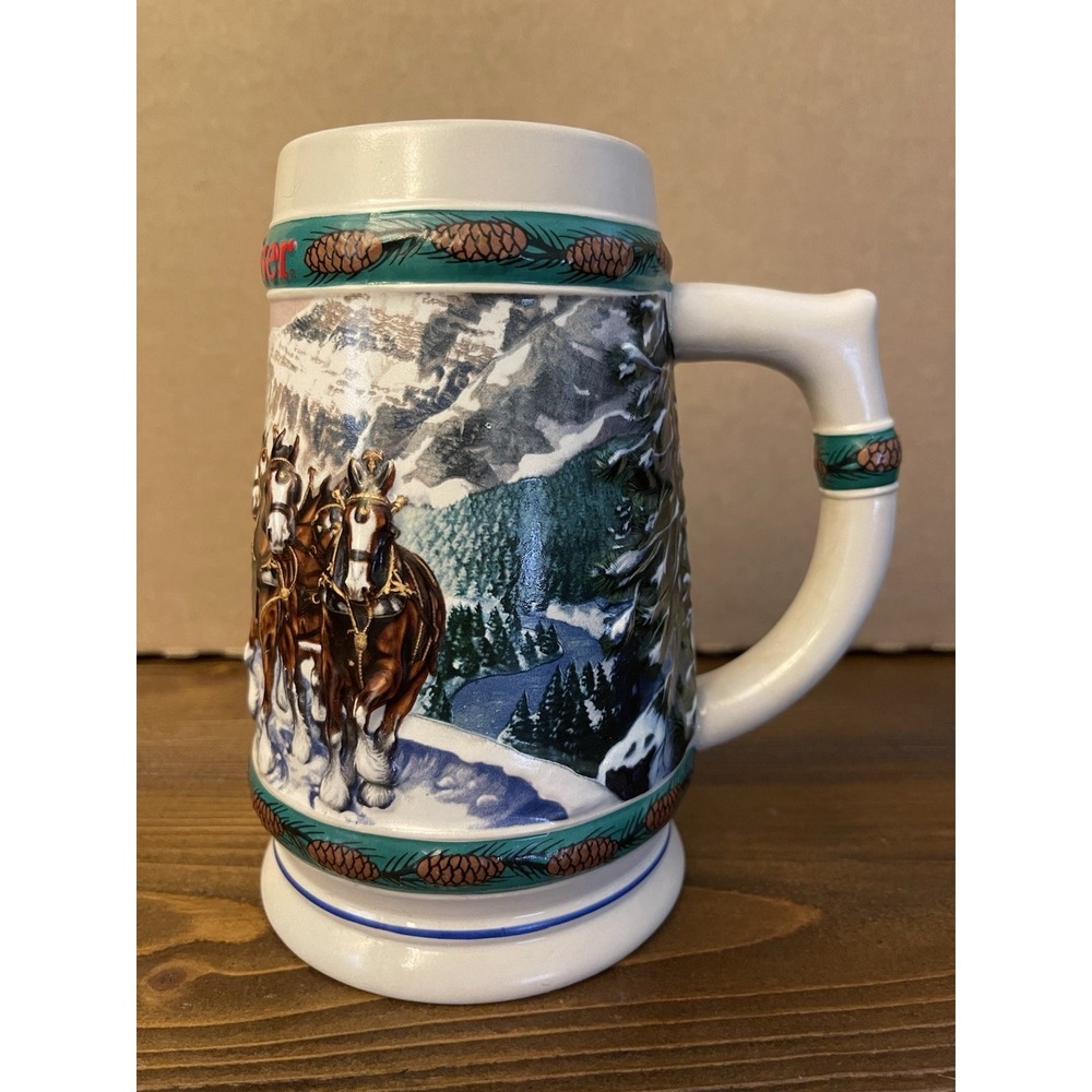 Budweiser Holiday Stein Collection "Special Delivery" Beer Stein (1993)